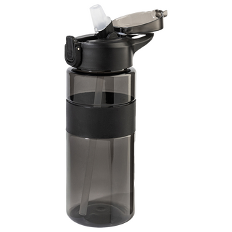 Sportflasche aus RPET mit Flip-Top-Deckel und Silikonring, 700 ml, ohne Werbeanbringung