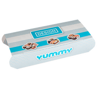 Sushibox M (21 x 10 x 5 cm) einseitig bedruckt 4/0-farbig