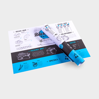 Aufleger, farbig bedruckt, liegen, eigerollt