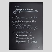 Tafelfolie, unbedruckt, bemalt