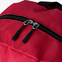 Tagesrucksack aus RPET mit Gummiband, Detail Reißverschluss