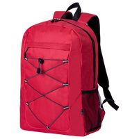 Tagesrucksack aus RPET mit Gummiband, ohne Werbeanbringung