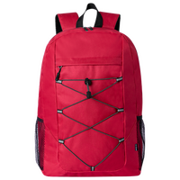 Tagesrucksack aus RPET mit Gummiband, ohne Werbeanbringung