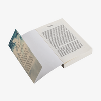 Taschenbuch mit Klappen, 12,5 x 19,0 cm hoch, innen Klappe vorne