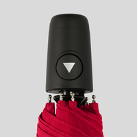 Taschenschirm, Henkel, stehend, Rot