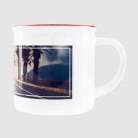 Tasse bedruckt seitlich