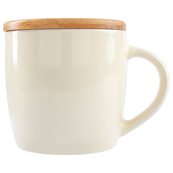 Tasse mit Bambusdeckel