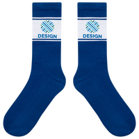 Farbige Tennissocken, bedruckt