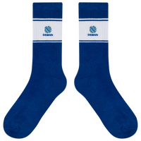 Farbige Tennissocken, mehrfarbig bestickt