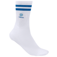 Klassische Tennissocken, mehrfarbig bestickt