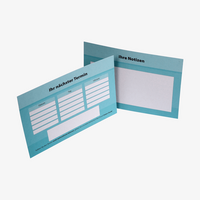 Terminzettel, DIN A6 quer (14,8 x 10,5 cm), 2-seitig, 4/4-farbig