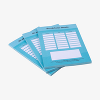 Terminzettelblock, farbig bedruckt, Motiv, liegend