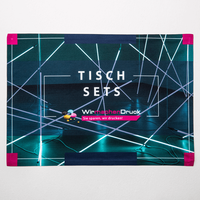 Textil Tischset 2-lagig, farbig bedruckt, rechteck