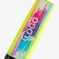 Textmarker STABILO BOSS ORIGINAL, 4/4-farbig beidseitig bedruckt