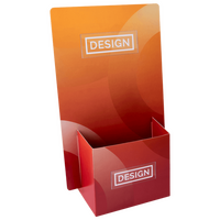 Thekendisplay mit Flyerhalter, DIN lang, 4/4-farbig beidseitig bedruckt