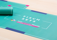 Tischsets DIN A3, bedruckt mit Text, quer