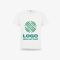 TOPSELLER Herren-T-Shirt Basic, weiß - Fruit of the Loom, Rückseite