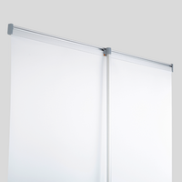 Roll-up Silber Detailfoto der Halterung oben rückseitig