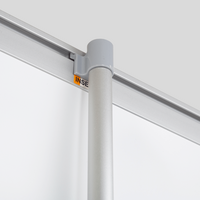 Roll-up Silber Detailfoto der Halterung oben rückseitig