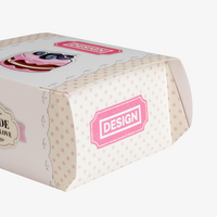 Tortenbox M (13,1 x 12 x 7,7 cm) einseitig bedruckt 4/0-farbig