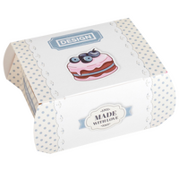 Tortenbox S (10 x 9,2 x 5,8 cm) einseitig bedruckt 4/0-farbig