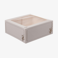 Tortenkarton, weiß mit Sichtfenster