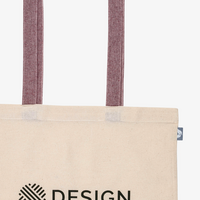 Tragetasche aus recycelte Baumwollmix, zwei Farbtöne