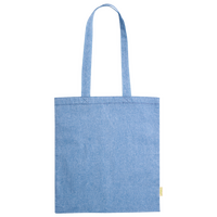 Tragetasche aus recycelter Baumwolle, 120 g/m², ohne Werbeanbringung