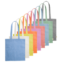 Tragetasche aus recycelter Baumwolle, 120 g/m², ohne Werbeanbringung