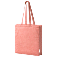 Tragetasche aus recycelter Baumwolle mit Bodenfläche, ohne Werbeanbringung