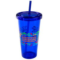 Transparenter XL-Becher bedruckt