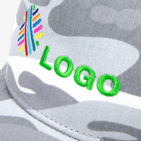 Trucker Camo Snapback Cap, Detailansicht