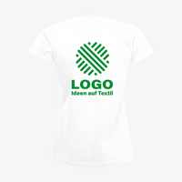 T-Shirt Damen Basic, weiß - Fruit of the Loom, Rückseite