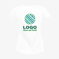 T-Shirt Damen Budget, weiß - Fruit of the Loom, Rückseite