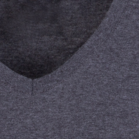 T-Shirt Damen, Basic V-Neck - FOTL, Detailansicht