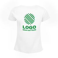 T-Shirt Damen Premium, weiß - B&C Collection, Rückseite