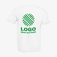 T-Shirt Herren Basic, weiß - Fruit of the Loom, Rückseite