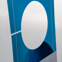 Türanhänger, farbig bedruckt, 