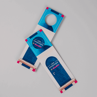 Türanhänger, farbig bedruckt, liegend, Tür Motiv