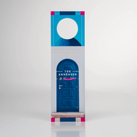 Türanhänger, farbig bedruckt, stehend, Tür Motiv