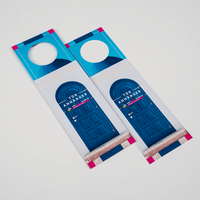 Türanhänger, farbig bedruckt, liegend, Tür Motiv