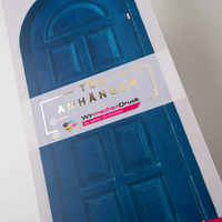 Türanhänger, farbig bedruckt, liegend, Tür Motiv