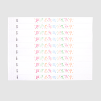 Tyvek®-Kontroll- und Einlassbänder, 4/0-farbig bedruckt, Standardmotiv: Party