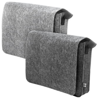 Umschlag-Laptoptasche aus RPET-Filz, Farbauswahl