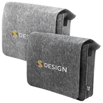 Umschlag-Laptoptasche aus RPET-Filz, Farbauswahl