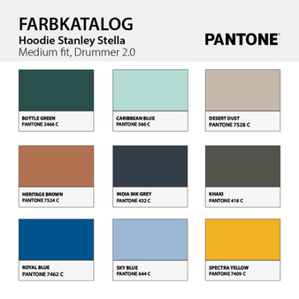 Unisex-Hoodie medium fit, Drummer 2.0 - Stanley/Stella, Farbauswahl