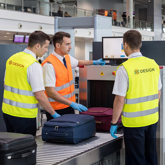 Unisex-Signalweste, beidseitig bedruckt, Brust und R&uuml;cken