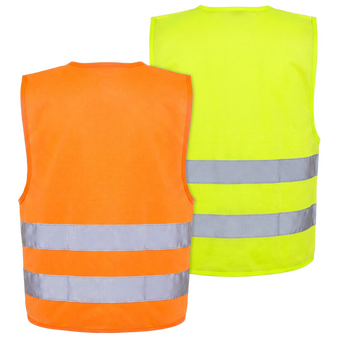 Unisex-Signalweste, unbedrucktes Muster