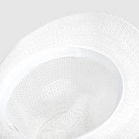 Unisex-Strohhut aus Polyester mit bedrucktem Hutband