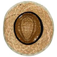 Unisex-Strohhut natur, ohne Werbeanbringung